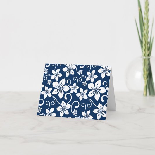 BLUE HAWAII (NAVY BLUE) DANKESKARTE (Vorderseite)