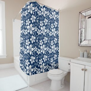 BLUE HAWAII (NAVY BLUE) DUSCHVORHANG