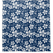 BLUE HAWAII (NAVY BLUE) DUSCHVORHANG (Vorderseite)