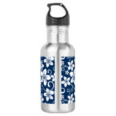 BLUE HAWAII (NAVY BLUE) EDELSTAHLFLASCHE (Rückseite)