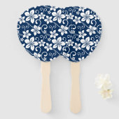 BLUE HAWAII (NAVY BLUE) FÄCHER (Vorne und Hinten)