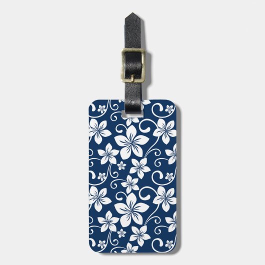BLUE HAWAII (NAVY BLUE) GEPÄCKANHÄNGER (Vorderseite vertikal)