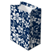 BLUE HAWAII (NAVY BLUE) MITTLERE GESCHENKTÜTE (Vorderseite Schrägansicht)