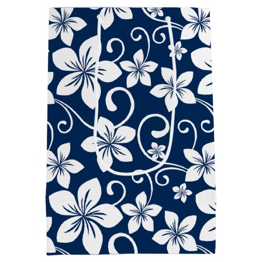 BLUE HAWAII (NAVY BLUE) MITTLERE GESCHENKTÜTE (Rückseite)
