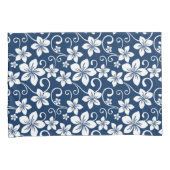 BLUE HAWAII (NAVY BLUE) Pillowcase Kissenbezug (Vorderseite-Rechts)