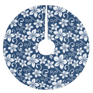 BLUE HAWAII (NAVY BLUE) POLYESTER WEIHNACHTSBAUMDECKE
