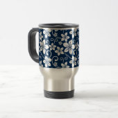 BLUE HAWAII (NAVY BLUE) REISEBECHER (Vorderseite Links)