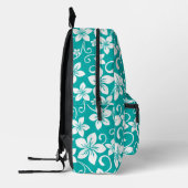 BLUE HAWAII PATTER IN AQUAMARIN BEDRUCKTER RUCKSACK (Links)
