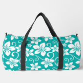 BLUE HAWAII PATTER IN AQUAMARIN DUFFLE BAG (Vorderseite)