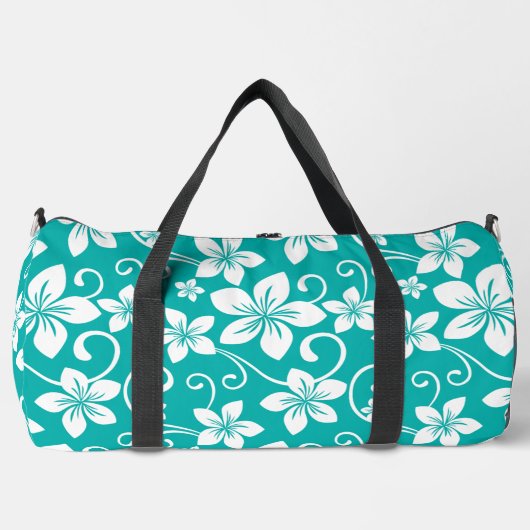 BLUE HAWAII PATTER IN AQUAMARIN DUFFLE BAG (Vorderseite)