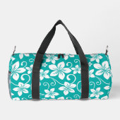 BLUE HAWAII PATTER IN AQUAMARIN DUFFLE BAG (Rückseite)