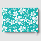 BLUE HAWAII PATTER IN AQUAMARIN GÄSTEBUCH (Rückseite)