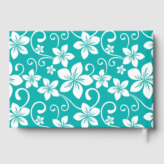 BLUE HAWAII PATTER IN AQUAMARIN GÄSTEBUCH (Rückseite)