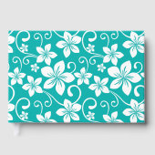 BLUE HAWAII PATTER IN AQUAMARIN GÄSTEBUCH (Vorderseite)