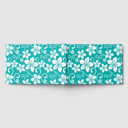 BLUE HAWAII PATTER IN AQUAMARIN GÄSTEBUCH (Voll)