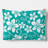 BLUE HAWAII PATTER IN AQUAMARIN ZUBEHÖRTASCHE (Rückseite)