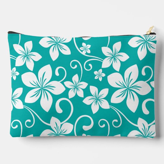BLUE HAWAII PATTER IN AQUAMARIN ZUBEHÖRTASCHE (Rückseite)