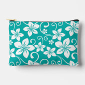 BLUE HAWAII PATTER IN AQUAMARIN ZUBEHÖRTASCHE (Vorderseite)