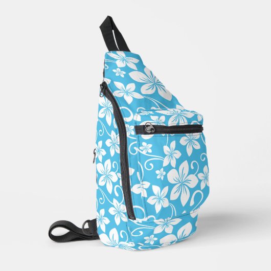 BLUE HAWAII PATTER IN BLAU CROSSBODY BAG (Linke Seite)