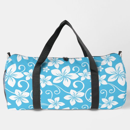 BLUE HAWAII PATTER IN BLAU DUFFLE BAG (Rückseite)
