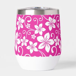 BLUE HAWAII PATTER IN HOT PINK
