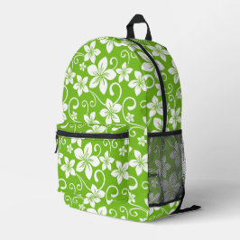 BLUE HAWAII PATTER IN LIMON BEDRUCKTER RUCKSACK