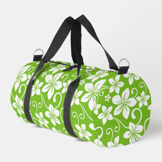 BLUE HAWAII PATTER IN LIMON DUFFLE BAG (Linke Seite)