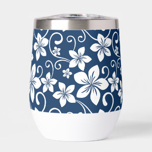 BLUE HAWAII PATTER IN NAVY BLUE