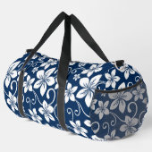 BLUE HAWAII PATTER IN NAVY BLUE DUFFLE BAG (Rechte Ecke)