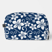 BLUE HAWAII PATTER IN NAVY BLUE WASCHBEUTEL (Vorderseite)