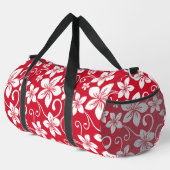 BLUE HAWAII PATTER IN ROT DUFFLE BAG (Rechte Ecke)