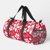 BLUE HAWAII PATTER IN ROT DUFFLE BAG (Rechte Ecke)