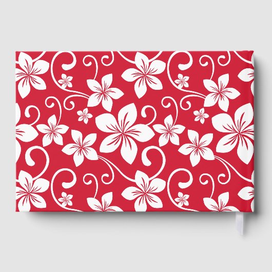 BLUE HAWAII PATTER IN ROT GÄSTEBUCH (Rückseite)