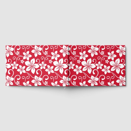 BLUE HAWAII PATTER IN ROT GÄSTEBUCH (Voll)