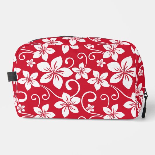 BLUE HAWAII PATTER IN ROT WASCHBEUTEL (Vorderseite)