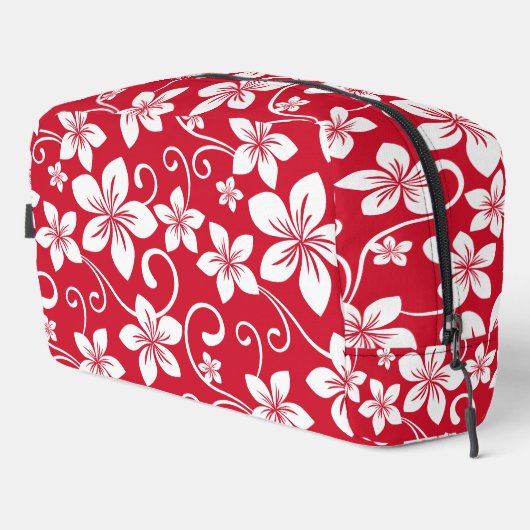 BLUE HAWAII PATTER IN ROT WASCHBEUTEL (Rechte Ecke)