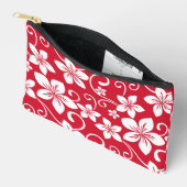 BLUE HAWAII PATTER IN ROT ZUBEHÖRTASCHE (Offen)