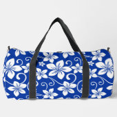 BLUE HAWAII PATTER IN ROYAL BLUE DUFFLE BAG (Vorderseite)