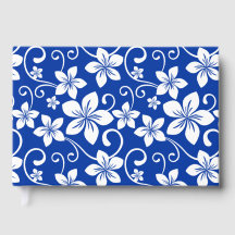 BLUE HAWAII PATTER IN ROYAL BLUE