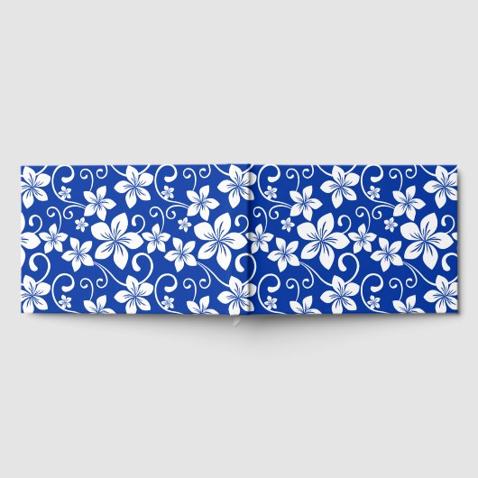 BLUE HAWAII PATTER IN ROYAL BLUE GÄSTEBUCH (Voll)