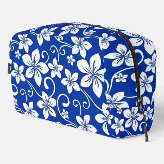 BLUE HAWAII PATTER IN ROYAL BLUE WASCHBEUTEL (Rechte Ecke)