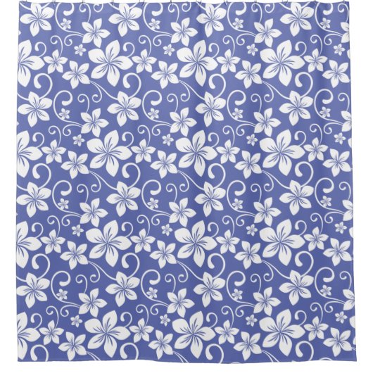 BLUE HAWAII (PERIWINKLE) DUSCHVORHANG (Vorderseite)