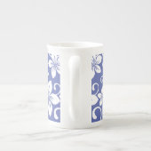 BLUE HAWAII (PERIWINKLE) KNOCHENCHINA TASSE (Rückseite)