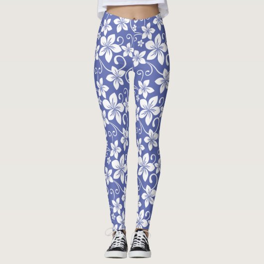 BLUE HAWAII (PERIWINKLE) LEGGINGS (Vorderseite)