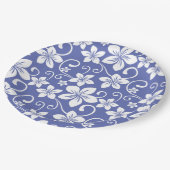 BLUE HAWAII (PERIWINKLE) PAPPTELLER (Schrägansicht)