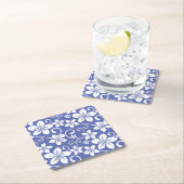 BLUE HAWAII (PERIWINKLE) RECHTECKIGER PAPPUNTERSETZER (Vor Ort)