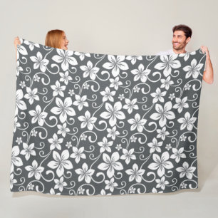 BLUE HAWAII (PEWTER) FLEECEDECKE