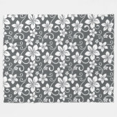 BLUE HAWAII (PEWTER) FLEECEDECKE (Vorderseite (Horizontal))