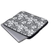 BLUE HAWAII (PEWTER) LAPTOPSCHUTZHÜLLE (Vorne Knopf)