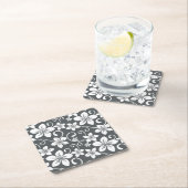 BLUE HAWAII (PEWTER) RECHTECKIGER PAPPUNTERSETZER (Vor Ort)